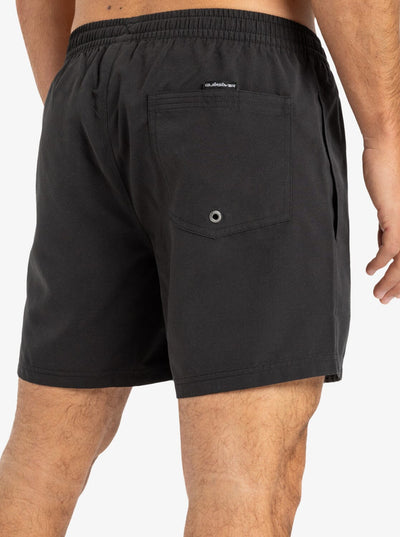 Everyday Solid Volley 15" Swim Shorts - Black Men's Shorts & Boardshorts Quiksilver 
