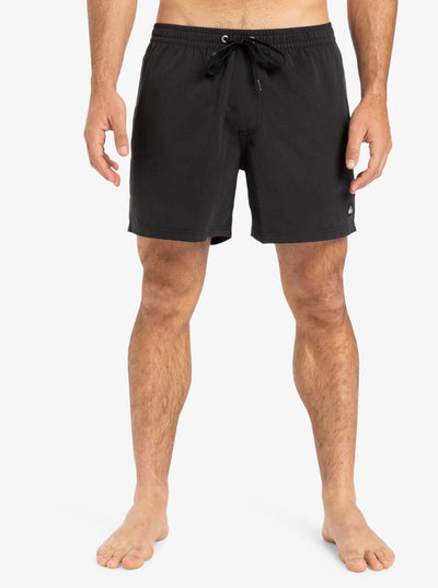Everyday Solid Volley 15" Swim Shorts - Black Men's Shorts & Boardshorts Quiksilver S 