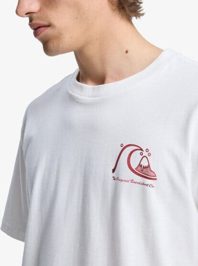 Evo Original Tee - Snow White Men's T-Shirts & Vests Quiksilver 