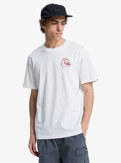 Evo Original Tee - Snow White Men's T-Shirts & Vests Quiksilver S 