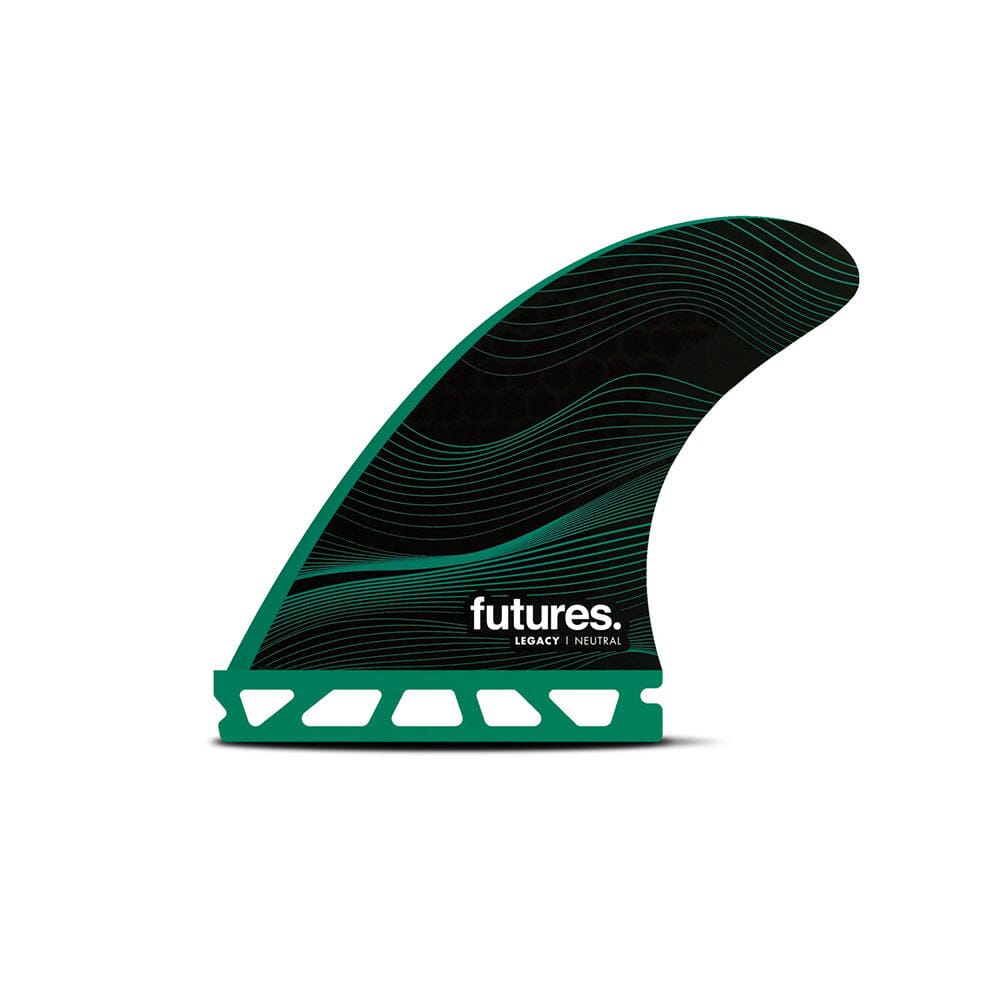 F6 Legacy Series HC Thruster - Green/Medium Fins Futures 