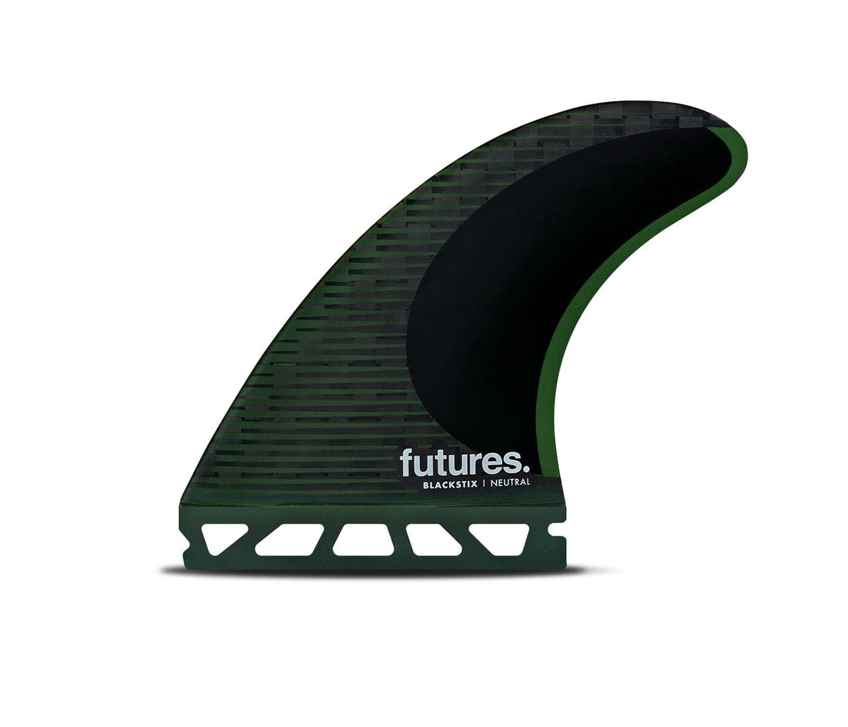 F8 Blackstix Thruster - Large/Green Fins Futures 