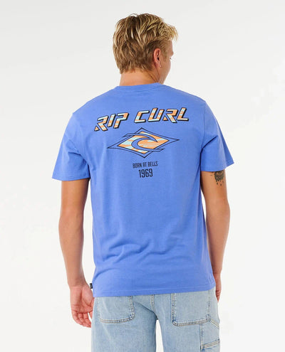 Fade Out Icon Tee - Blue Haze Men's T-Shirts & Vests Rip Curl 