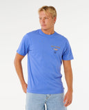 Fade Out Icon Tee - Blue Haze Men's T-Shirts & Vests Rip Curl S 