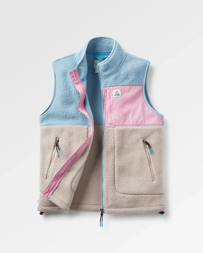 Fairbanks Sherpa Gilet - Faded Denim/Simply Taupe Gilet Passenger 