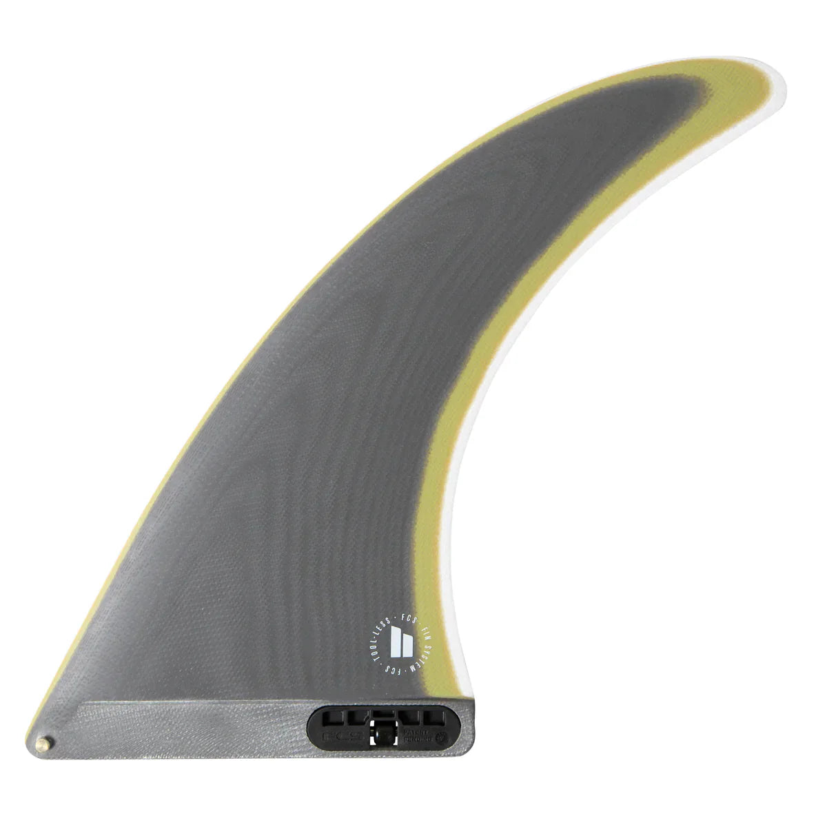 FCS II CLIQUE PG LONGBOARD FIN 9" - Charcoal Fins FCS 