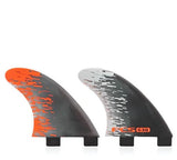 FCS1 G-XQ Quad Rear Fins FCS Orange Smoke 