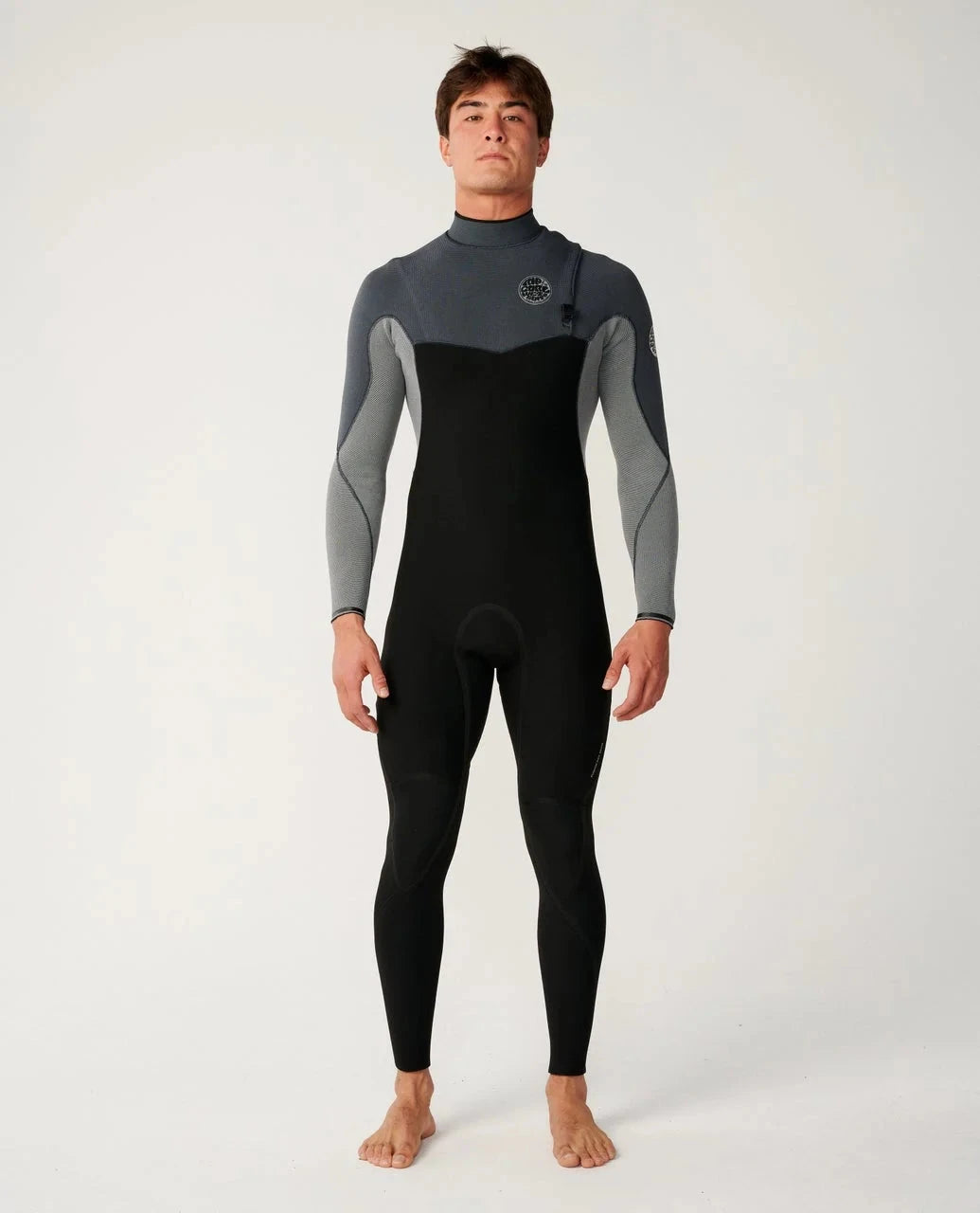 Flashbomb Pro 5/3 Zip Free Fullsuit Wetsuit - Charcoal Grey (2026/27) Wetsuits Rip Curl MS 