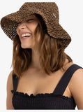 Foolish Shorebird Sun Hat - Anthracite Women's Hats,Caps & Scarves Roxy S/M 