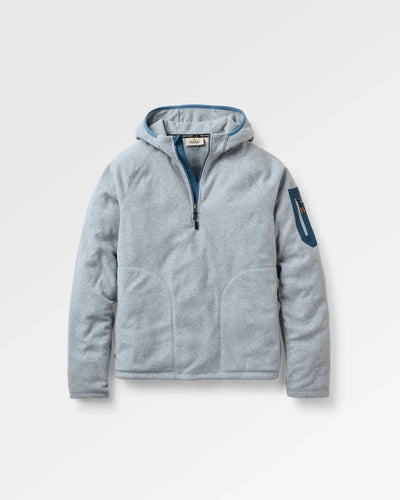 Forestscape Grid Fleece Hoodie - Grey Marle Men's Jackets Passenger 