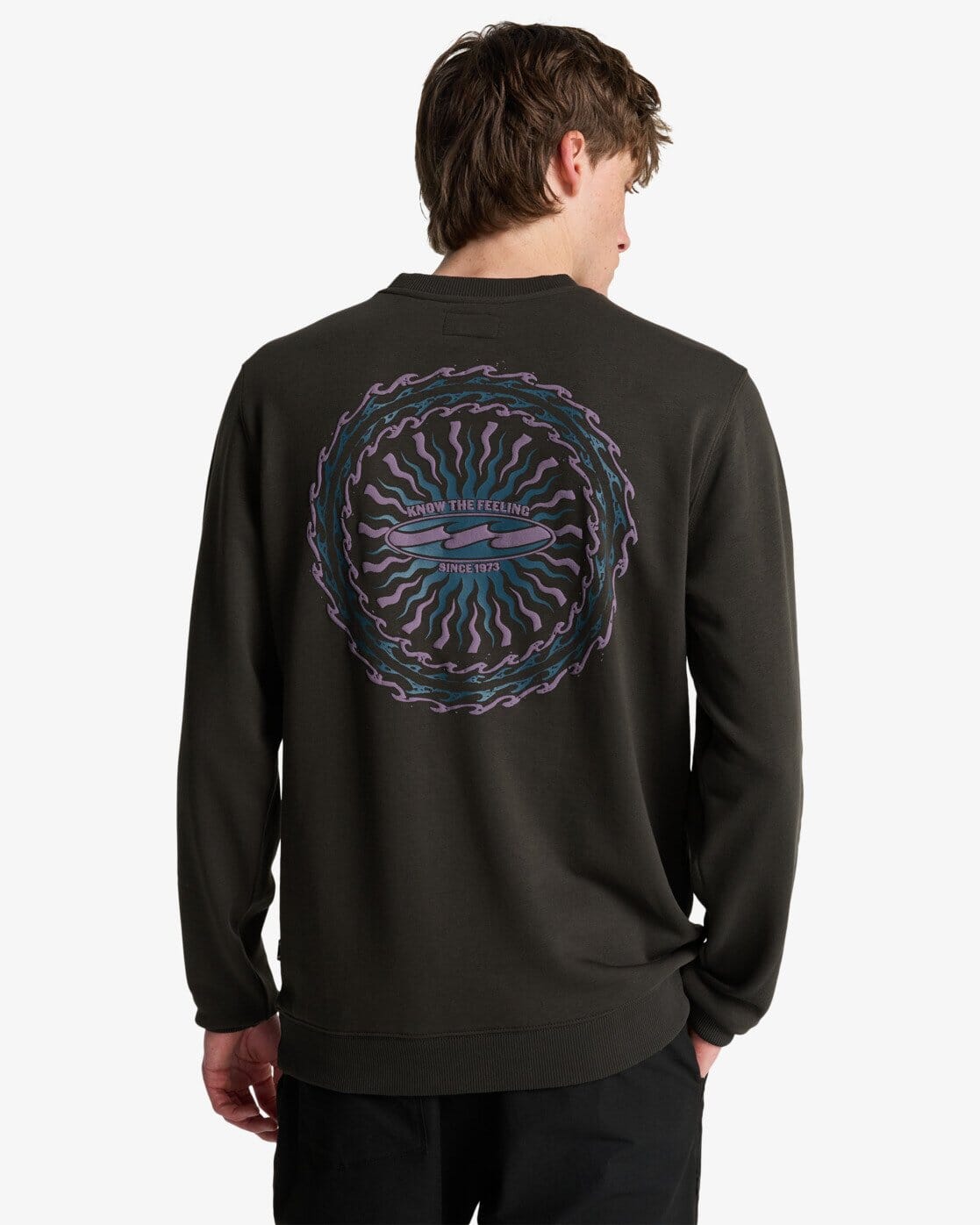 Foundation Sweatshirt - Raven Men's Hoodies & Sweatshirts Billabong 