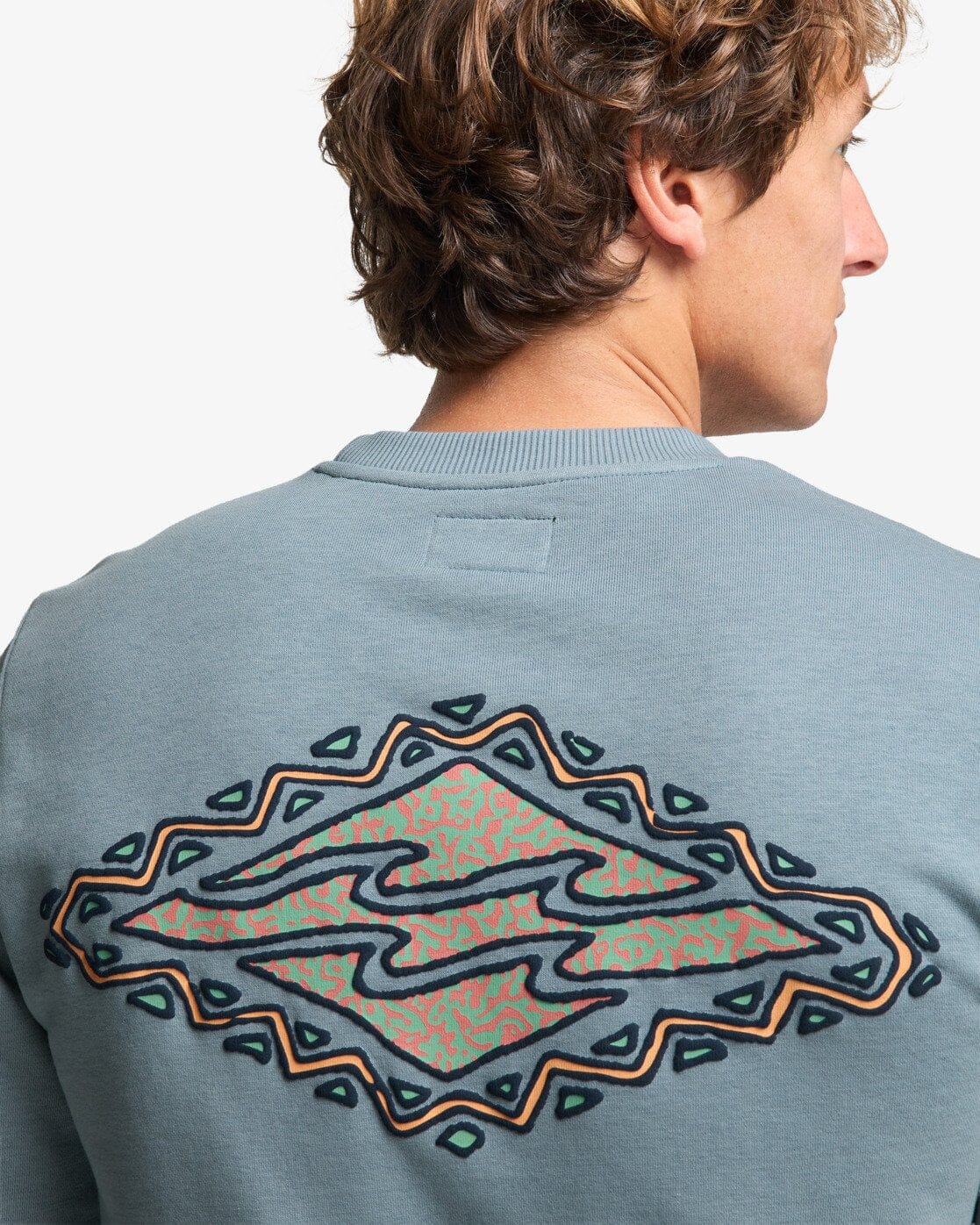 Foundation Sweatshirt - Washed Blue Men's Hoodies & Sweatshirts Billabong 
