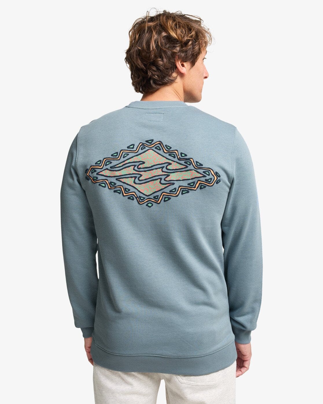 Foundation Sweatshirt - Washed Blue Men's Hoodies & Sweatshirts Billabong 