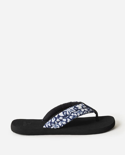 Freedom Plush Bloom Open Toe - Black Women's Flipflops,Shoes & Boots Rip Curl Women 