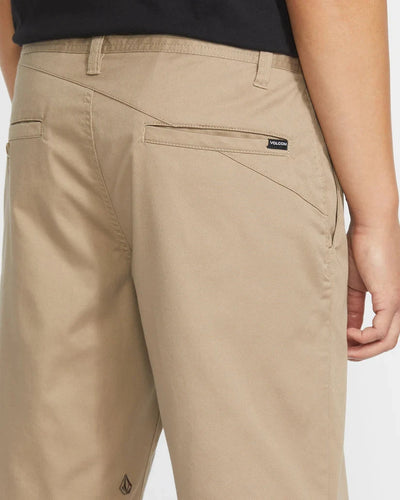 Frickin Modern Stretch 21" Short - Khaki Men's Shorts & Boardshorts Volcom 