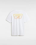 Full Patch Back Tee - White/Copper Men's T-Shirts & Vests Vans S 