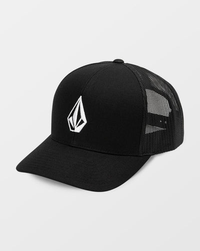 Full Stone Cheese Cap - Black Men's Hats,Caps&Beanies Volcom 