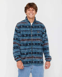 Fun Times Polar Fleece - Storm Blue Men's Jackets Rip Curl S 