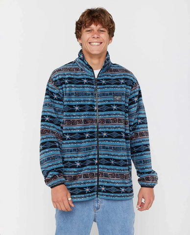 Fun Times Polar Fleece - Storm Blue Men's Jackets Rip Curl S 