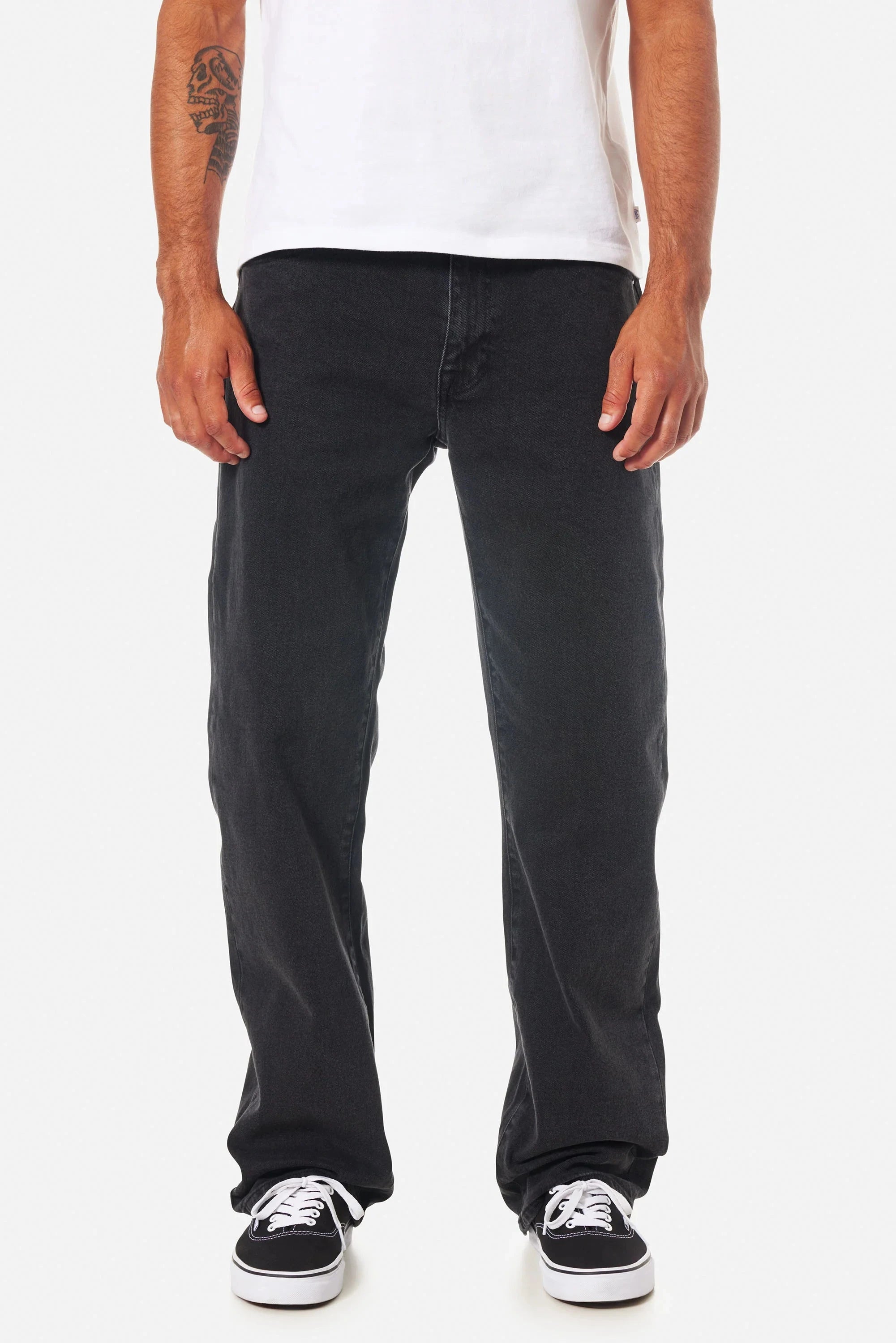 GEORGE 64 RELAXED - Washed Black Men's Jeans & Trousers Katin 30 