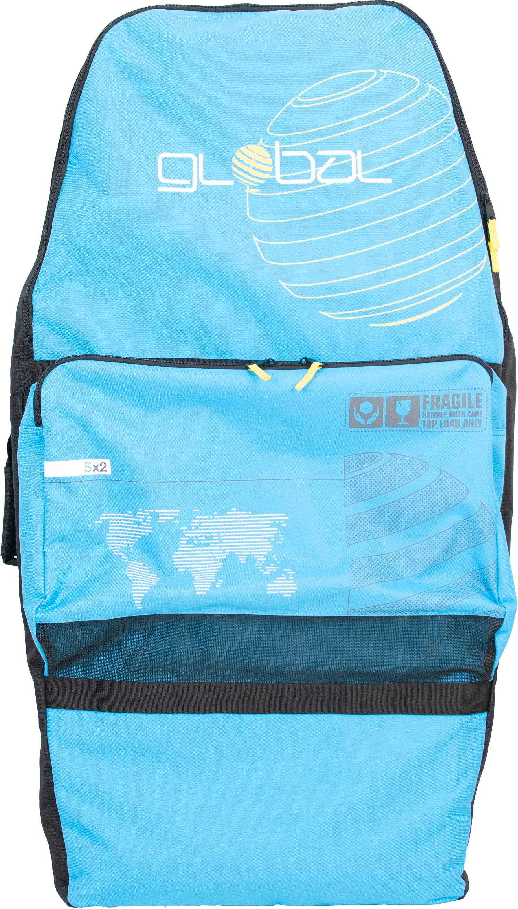 Global S2 Bodyboard Bag Board Bags Alder Cyan 