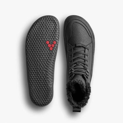 Gobi Boot II Warmlined Women's - Obsidian Leather Women's Flipflops,Shoes & Boots Vivobarefoot 