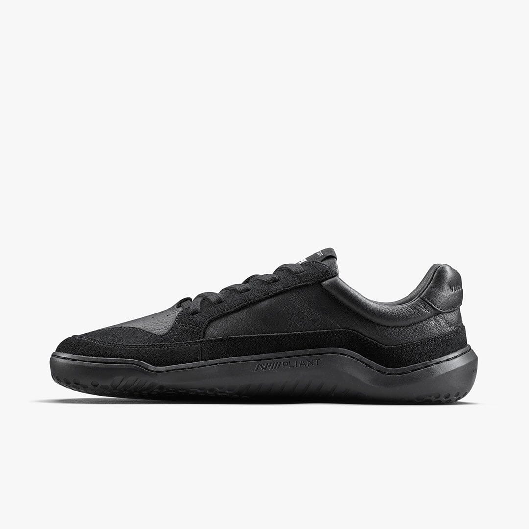 vivobarefoot gobi Ⅱ mens obsidian 43 Gobi II Sneaker Premium Leather Men's - Triple Obsidian