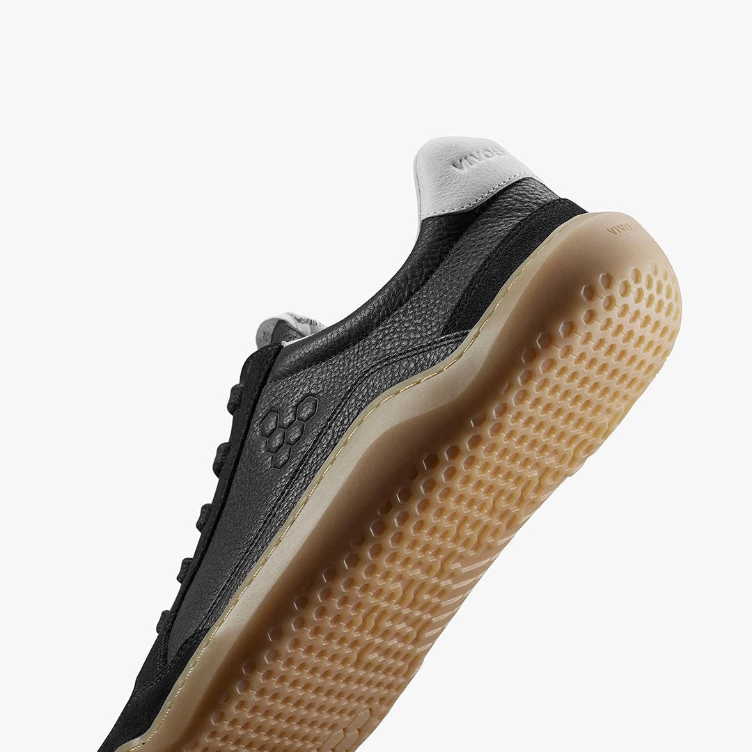 Gobi II Sneaker Premium Leather Women's - Obsidian Women's Flipflops,Shoes & Boots Vivobarefoot 