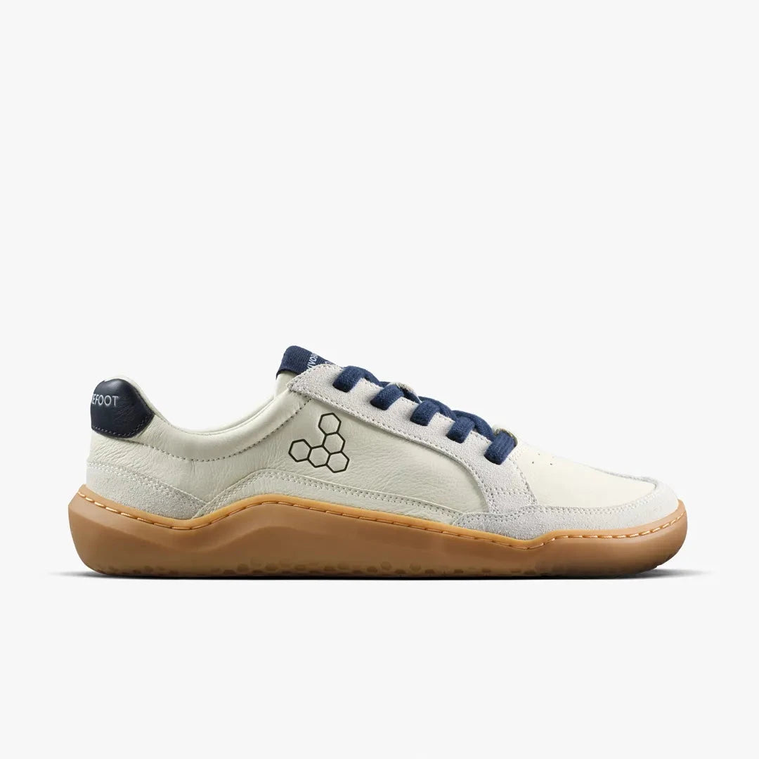 Gobi III Sneaker Leather Mens - Limestone/ Seaborne Men's Shoes & Flip Flops Vivobarefoot UK 7 