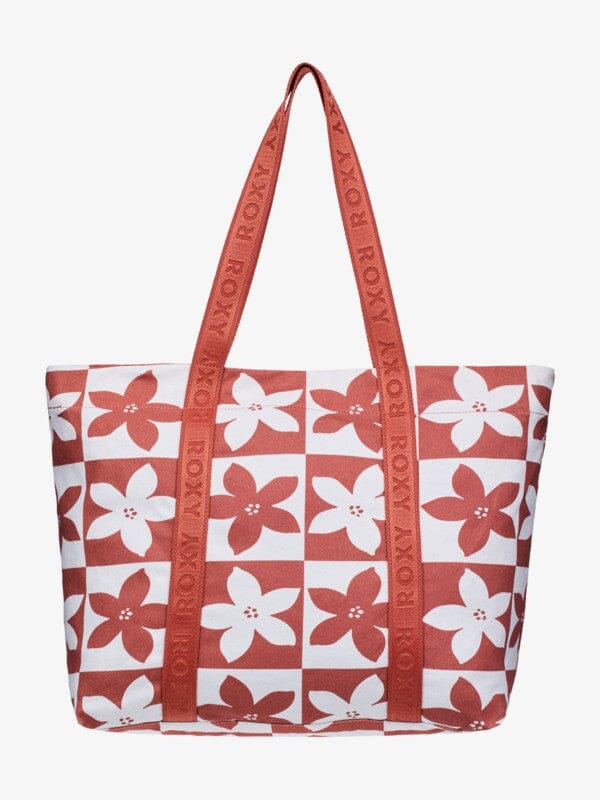 Gold Dust Tote Bag - Ginger Spice Flora Bags,Backpacks & Luggage roxy 