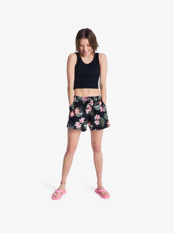 Good Keepsake Crop Top - Black Women's T-Shirts and Vest Tops Roxy 