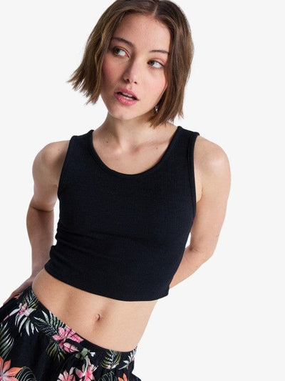 Good Keepsake Crop Top - Black Women's T-Shirts and Vest Tops Roxy S 