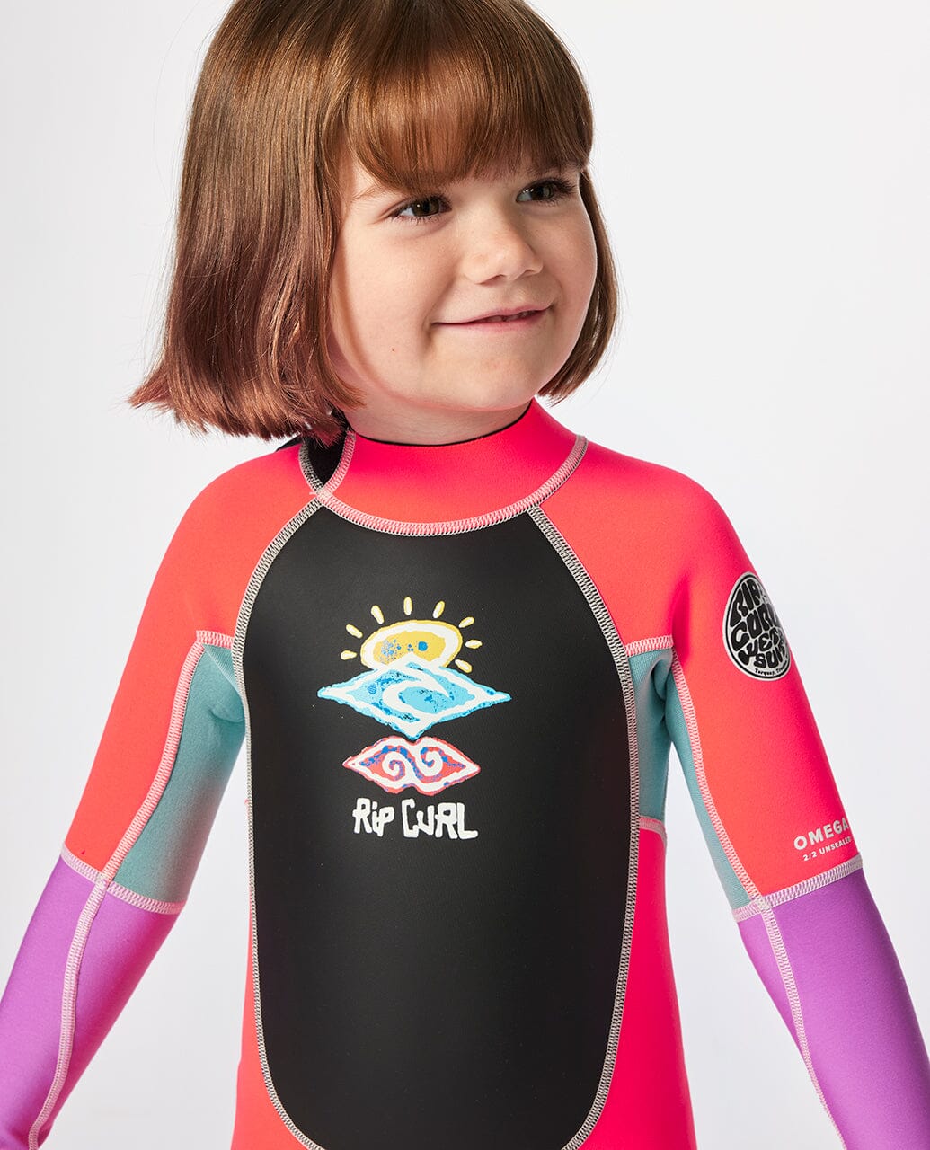 Groms Omega Easy On/Off - Hot Pink Children's Wetsuits Rip Curl 