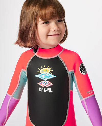 Groms Omega Easy On/Off - Hot Pink Children's Wetsuits Rip Curl 