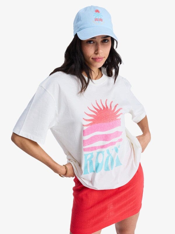 Hangloose Poster Tee - Coconut Milk Women's T-Shirts and Vest Tops Roxy XS 