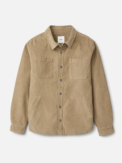 Harold Corduroy Shirt Jacket - Khaki Men's Shirts & Polos Katin S 