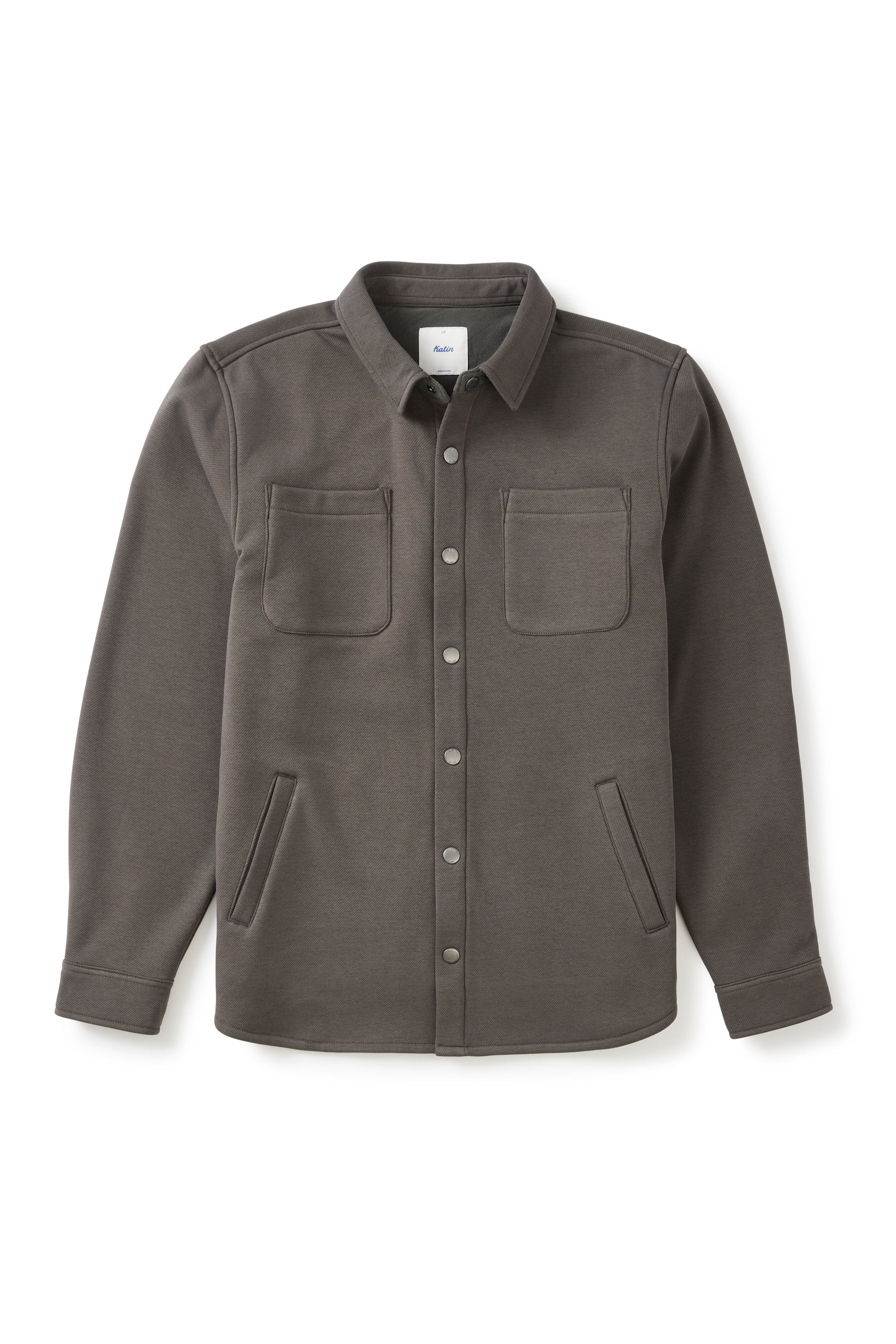 Harold Fleece Jacket - Lead Men's Shirts & Polos Katin 