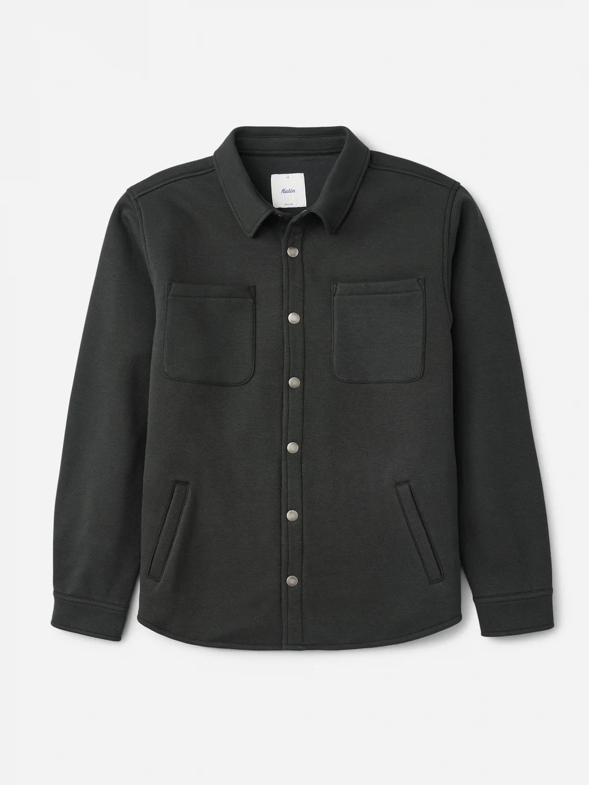 Harold Fleece Shirt Jacket - Black Men's Shirts & Polos Katin 