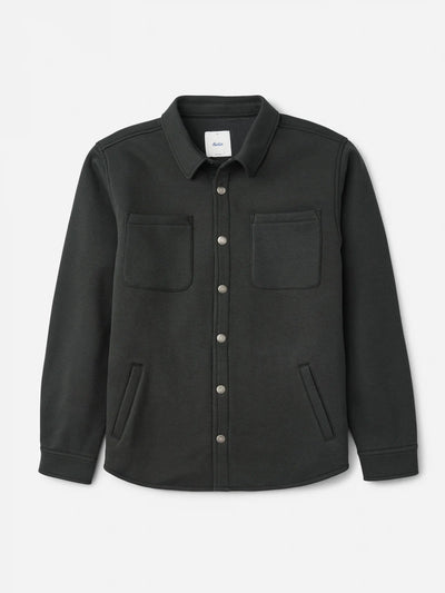 Harold Fleece Shirt Jacket - Black Men's Shirts & Polos Katin 