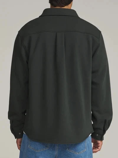 Harold Fleece Shirt Jacket - Black Men's Shirts & Polos Katin 