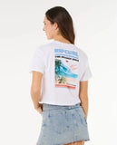 Hayley O Crop Tee - Optical White Women's T-Shirts and Vest Tops Rip Curl Women 