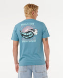 Hazed And Tubed Tee - Storm Blue Men's T-Shirts & Vests Rip Curl 