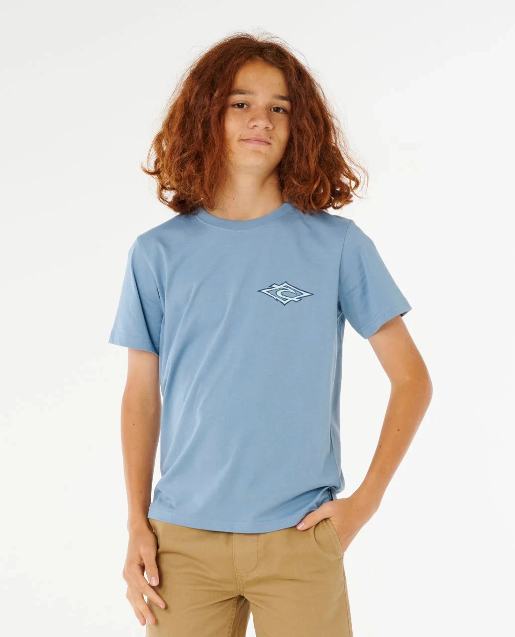 Hazy Days Tee Boy - Faded Denim Children's Tees Rip Curl 