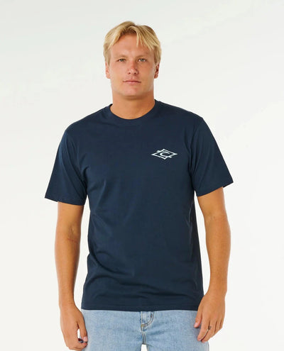 Hazy Days Tee - Dark Navy Men's T-Shirts & Vests Rip Curl 