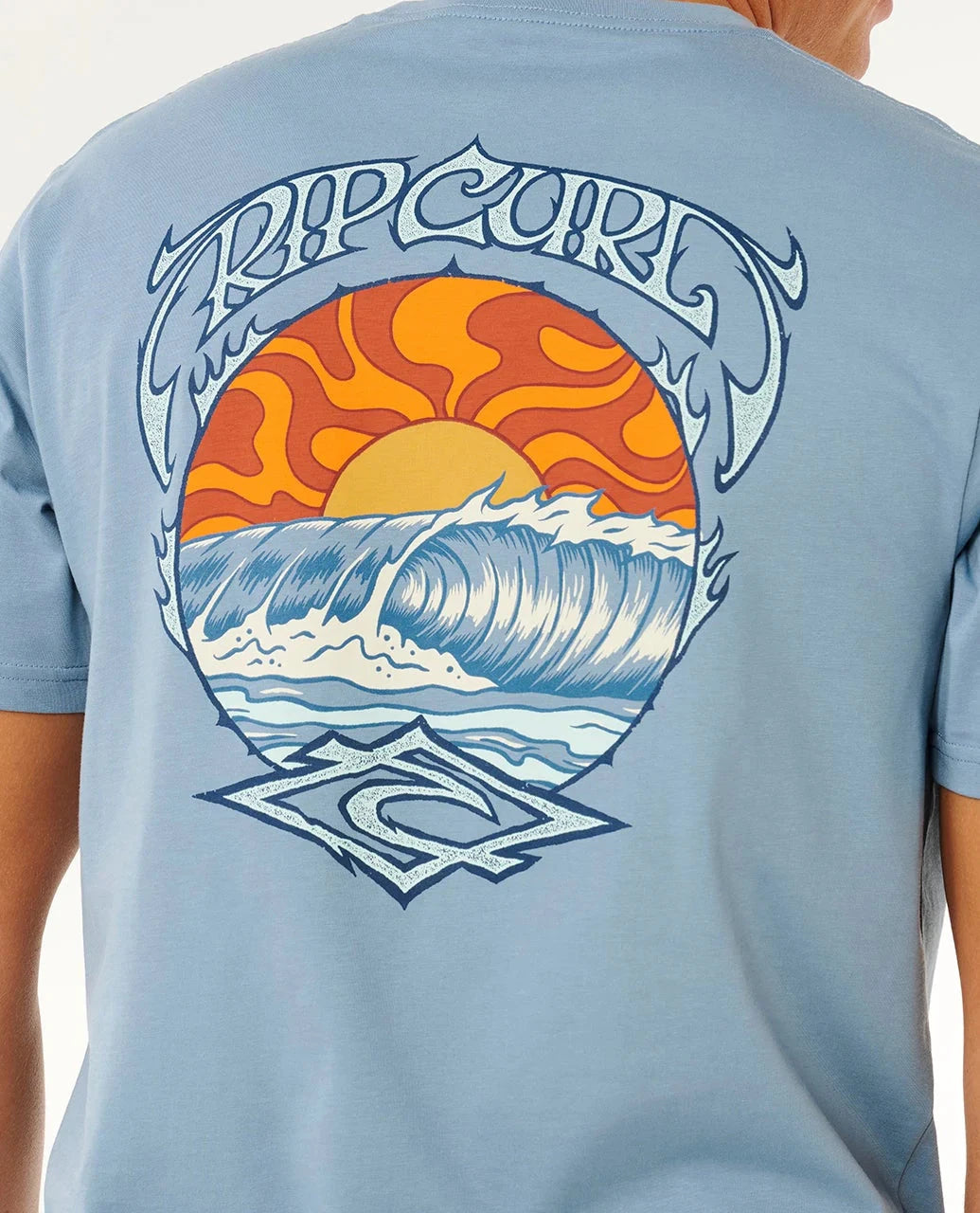 Hazy Days Tee - Faded Denim Men's T-Shirts & Vests Rip Curl 