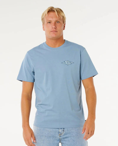 Hazy Days Tee - Faded Denim Men's T-Shirts & Vests Rip Curl S 
