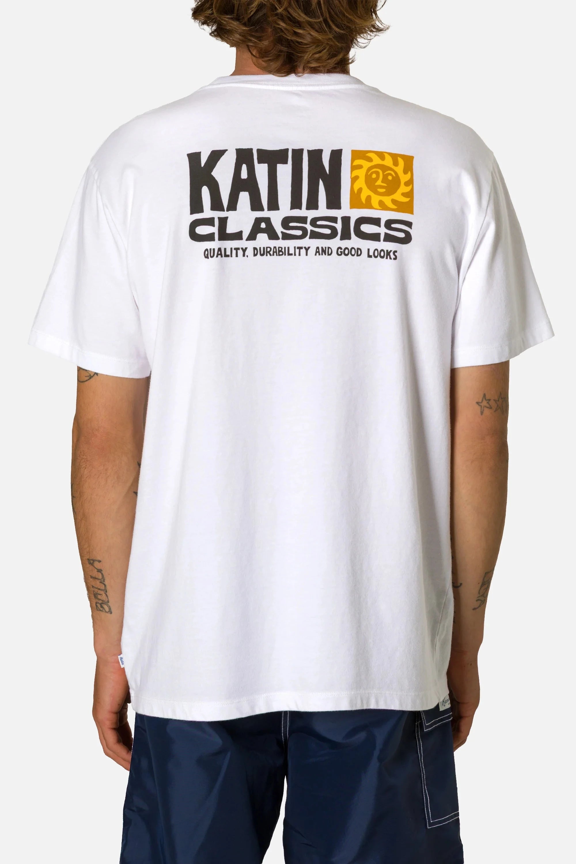 Helios Tee - White Men's T-Shirts & Vests Katin S 