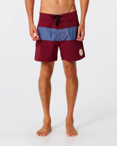 Heritage 16" Boardshort - Maroon Men's Shorts & Boardshorts TCSS 30 