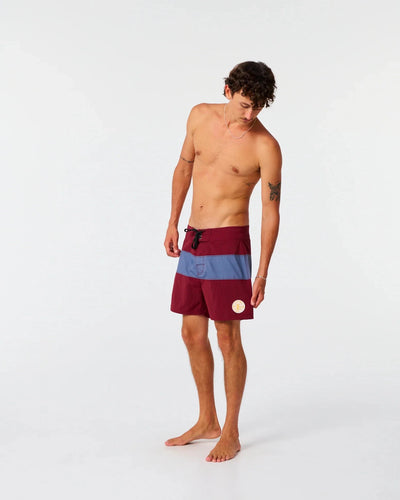 Heritage 16" Boardshort - Maroon Men's Shorts & Boardshorts TCSS 