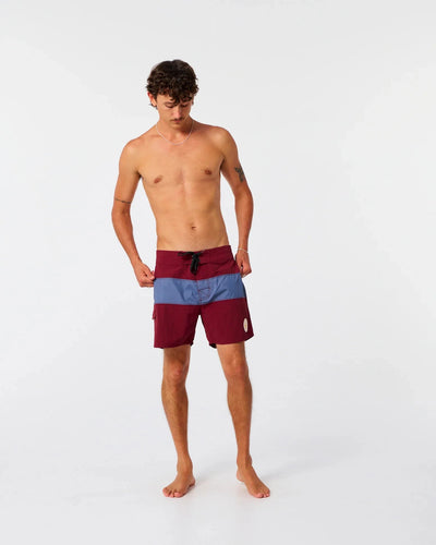 Heritage 16" Boardshort - Maroon Men's Shorts & Boardshorts TCSS 